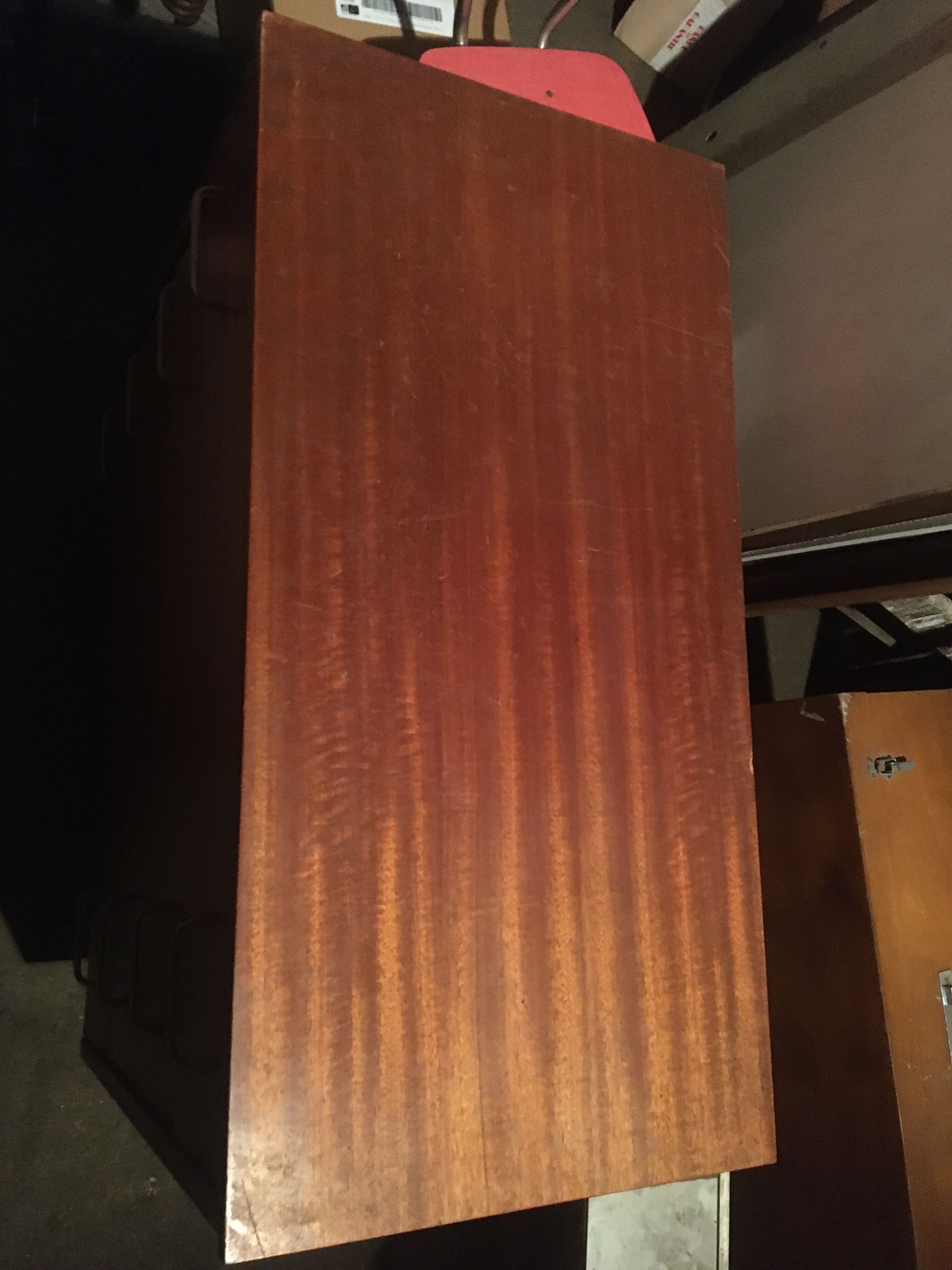 Vintage chest of drawers with spindles feet