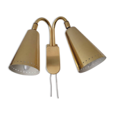Hollywood Regency lit clamp lumière années 70