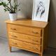 Vintage wooden chest of drawers from the 1950s