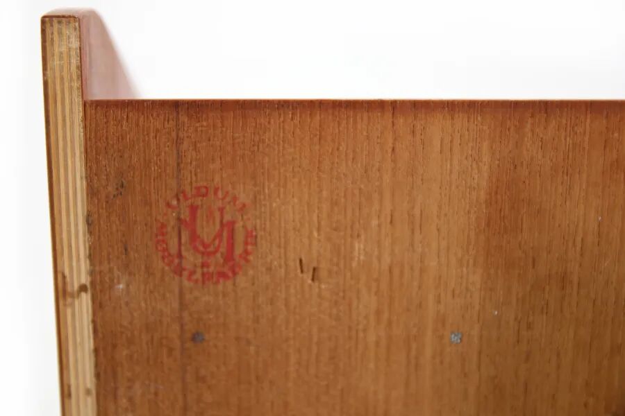 Set of two teak bedside tables by Uldum Mobelfabrik