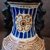 Antique ceramic vase signed M