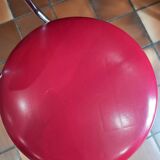 Red swivel chair