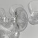 Set of 6 crystal wine glasses