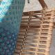 Rocking-chair en rotin