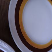 5 dessert plates Moulin des Loups "St Trop"