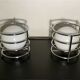 Pair of bedside lamp chrome 1970.