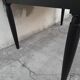Table de ferme ancienne patiné noir -1m30
