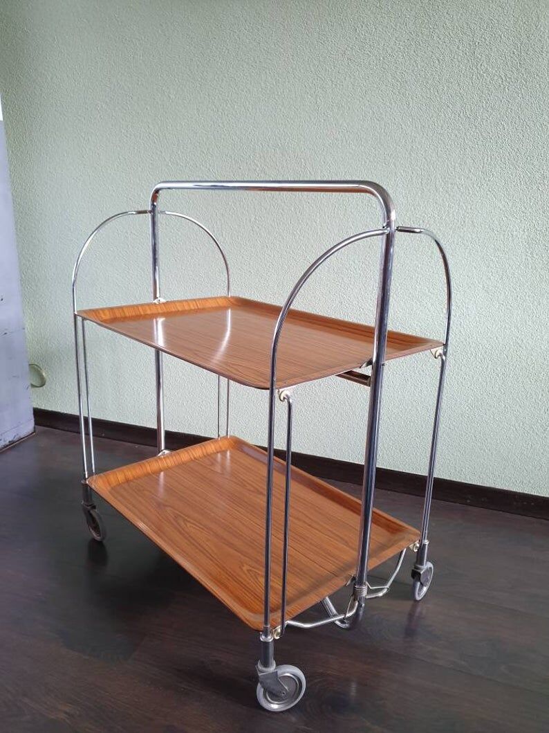 1970s foldable tea table
