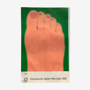 Affiche originale Wesselmann Tom (1931-2004) Olympische Spiele München, 1972