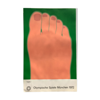 Wesselmann tom (1931-2004) olympische spiele münchen, 1972. original poster