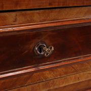 Antique chest of drawers in cherry and poplar, 19th century