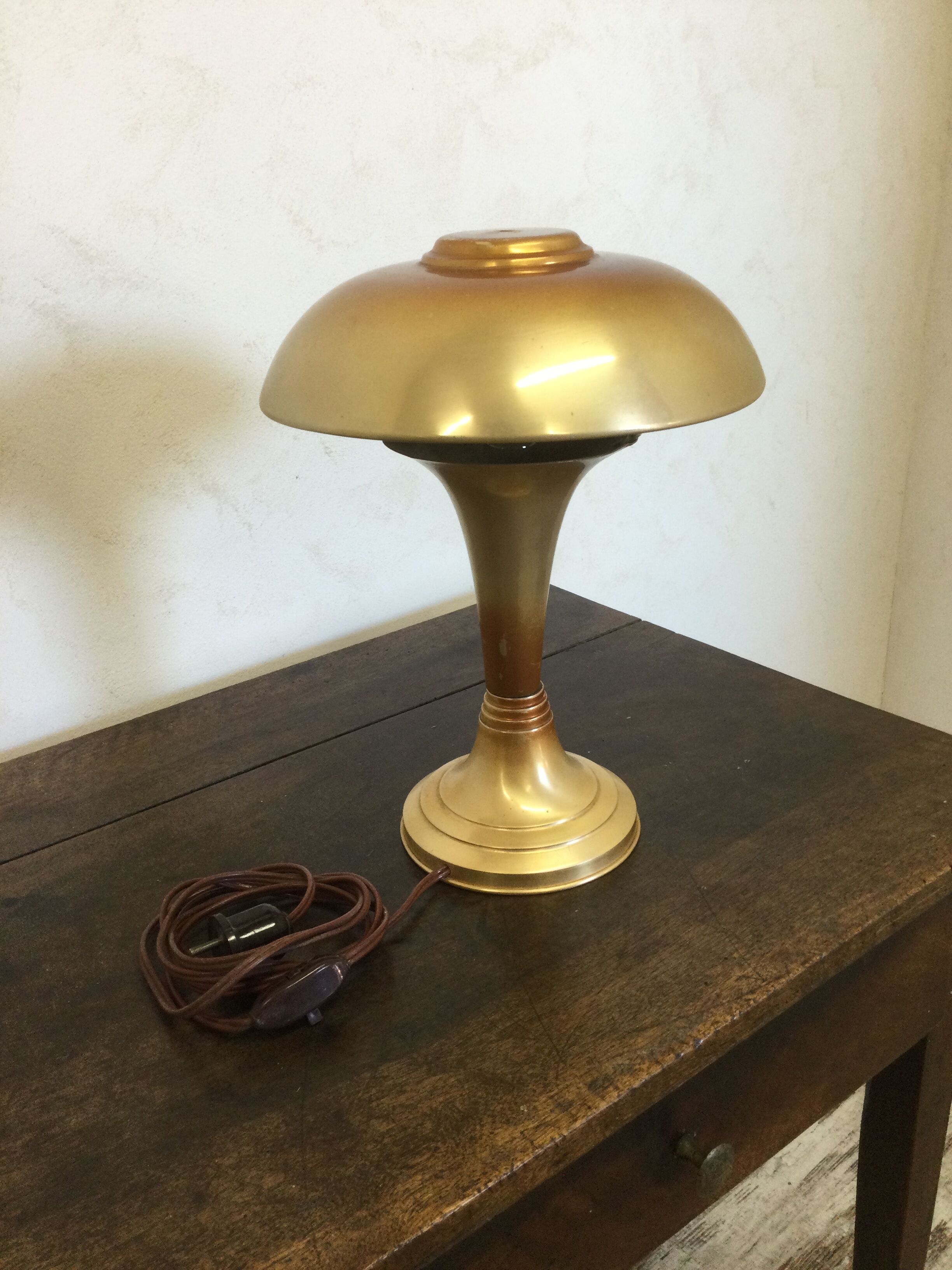 Lampe champignon art déco