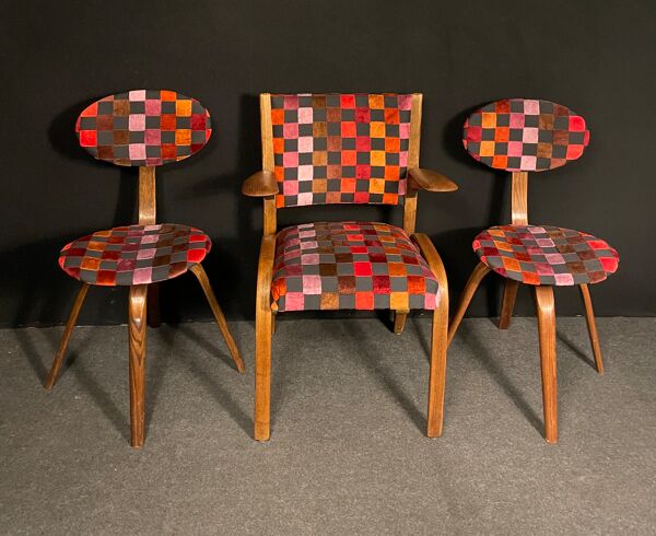 Ensemble de chaises Bow Wood édition Steiner