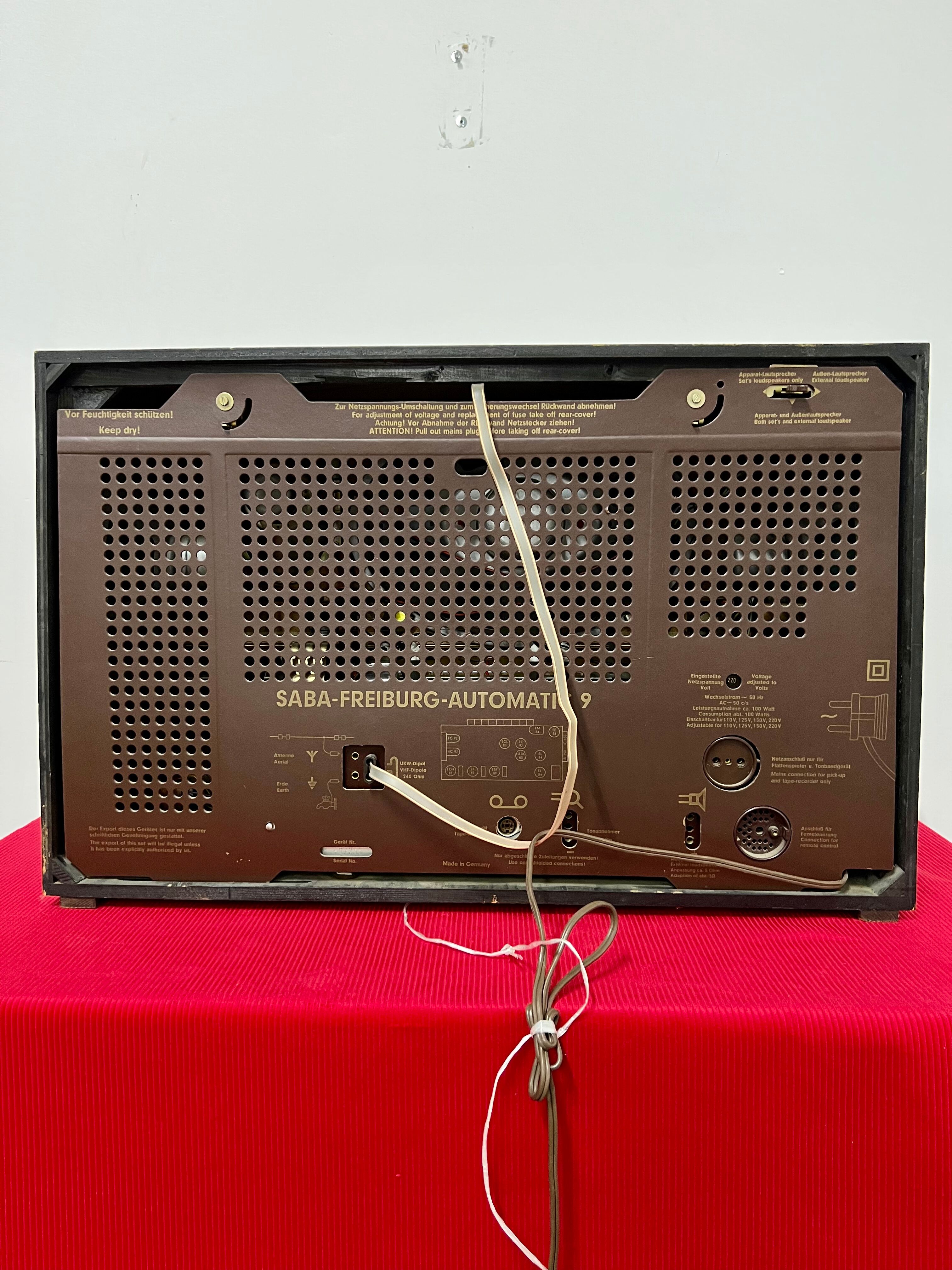 Old radio SABA Freiburg Automatic 9 years 1958 / vintage super condition