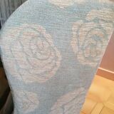 Set of 4 armchairs and pouf
