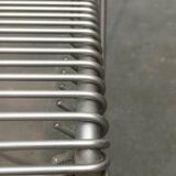 Postmodern German kitchen bar stool Kreuzschwinger by Till Behrens for Schlubach, 1980s.