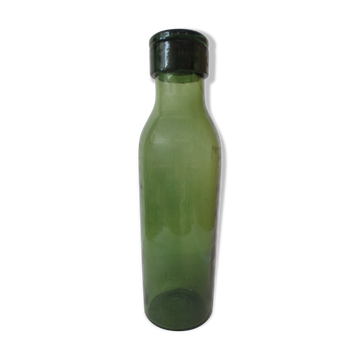 Bouteille ancienne verte Bulach