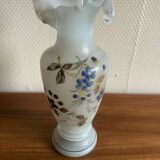 White opaline vase
