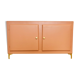 Terracotta painted wooden sideboard