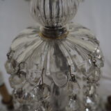 Napoleon III chandelier with crystal pendants, signed Portieux 19th century