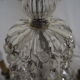 Napoleon III chandelier with crystal pendants, signed Portieux, 19th century.