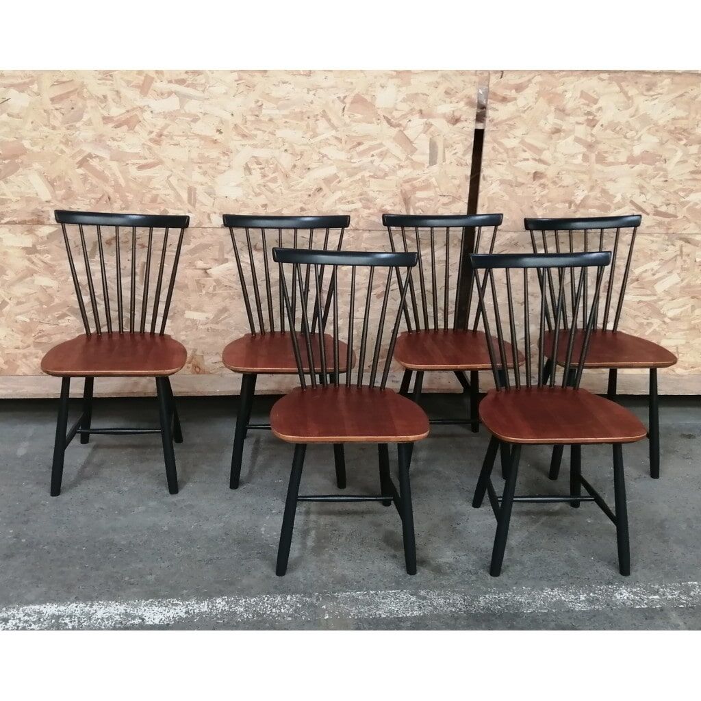 Série de 6 chaises SZ52 par Cees Braakman pour Pastoe