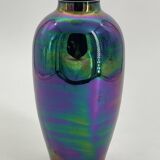 Vintage mercurized ceramic vase