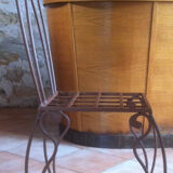 Art Deco wrought iron chair