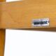 4 chaises de la marque Monobloc vers 1950. Paillage de couleur