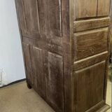 Louis XV carved wooden wardrobe from the 18th century