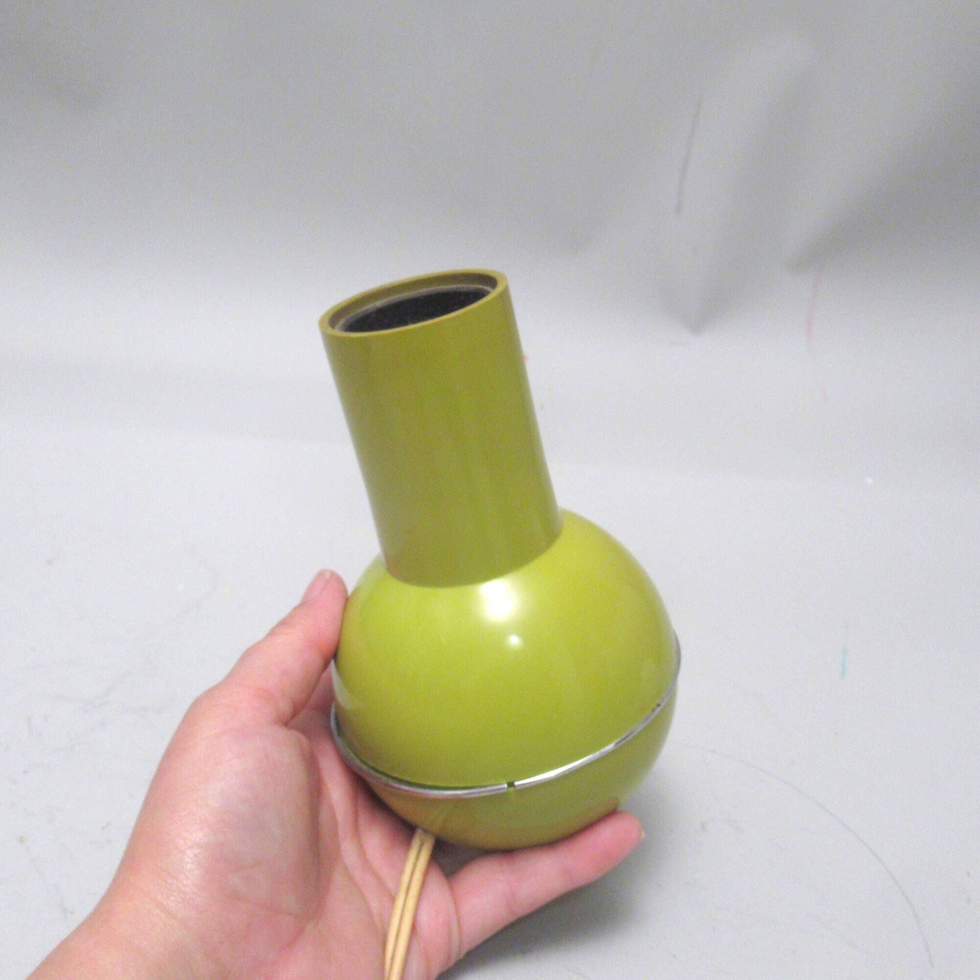 Italian culbuto lamp in khaki by Lamperti from the 1970s.