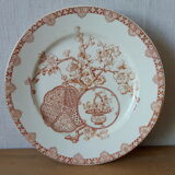 Longwy Japonisant Decorated Cake Dish