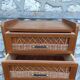 Vintage rattan cloth 60s