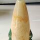 Amphora vase, speckled yellow. Murano style. Blown glass. Height 28 cm