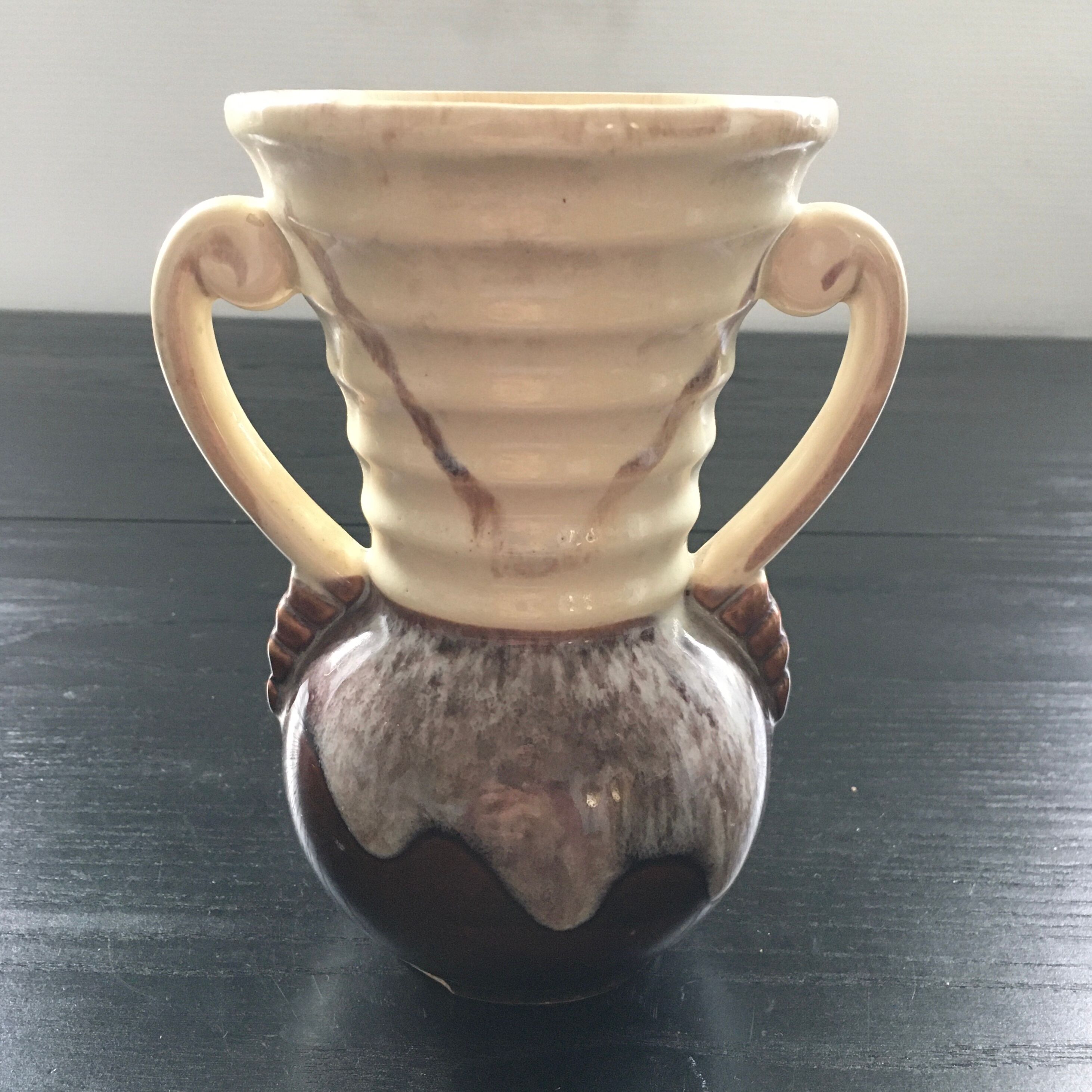 Two-tone art deco vase