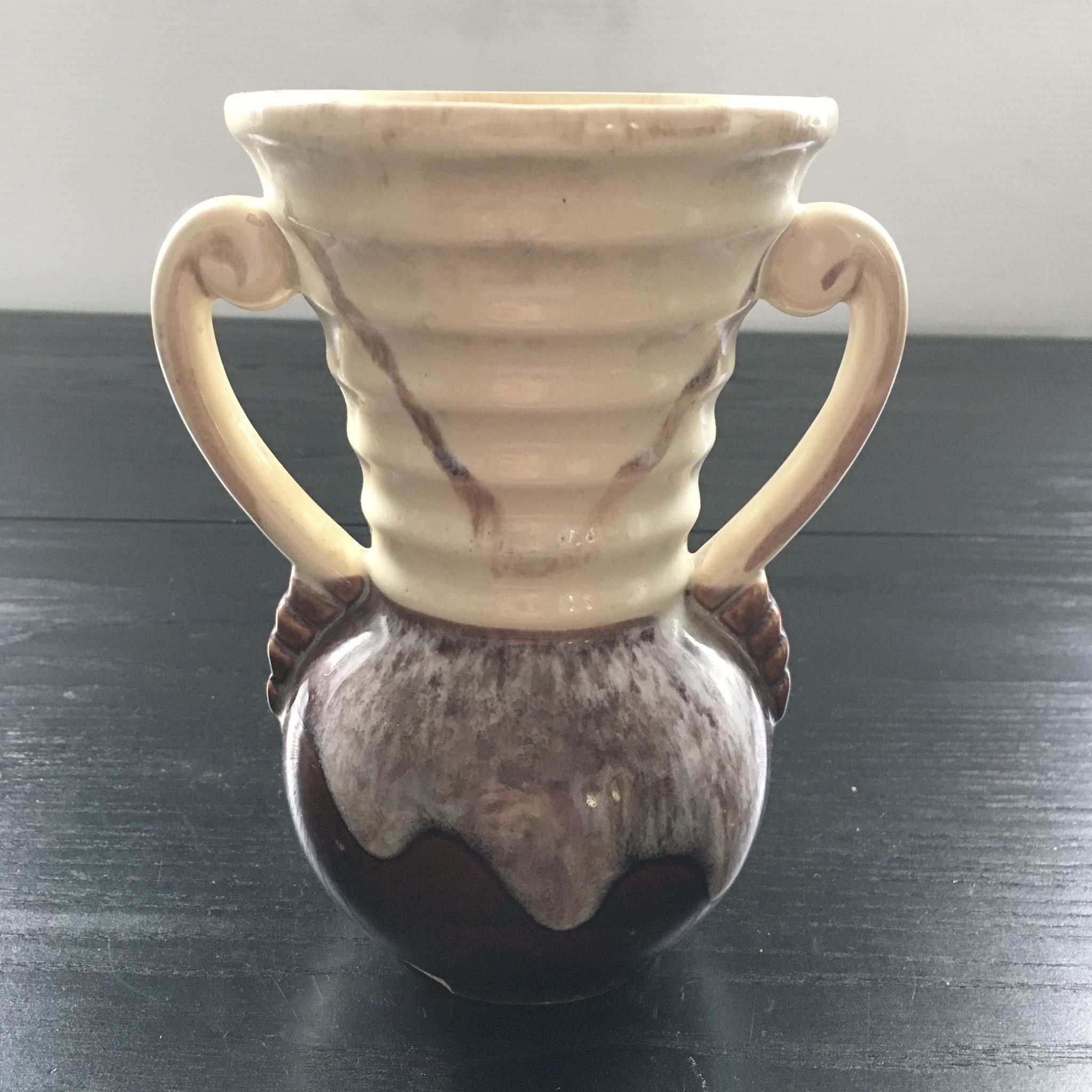 Two-tone art deco vase