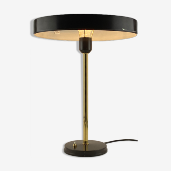 Lampe de table marron et or Timor 69 by Louis Kalff pour Philips