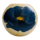 Lunéville earthenware ball vase - "Blue Anemone" collection