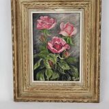 Bouquet painting signed G. Perrot