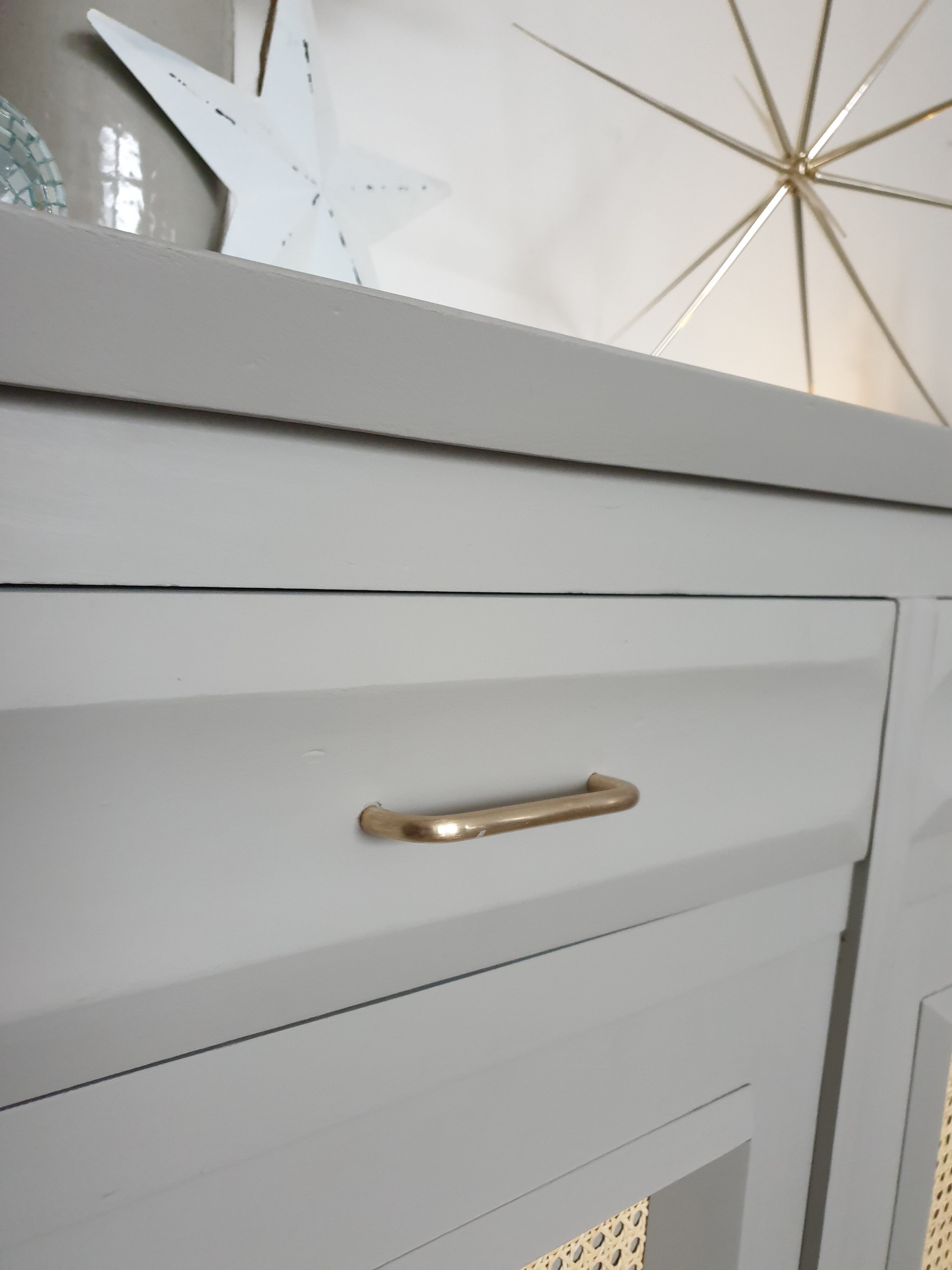 Vintage grey and canning sideboard