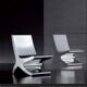 Fauteuil inox X Megaron Studio