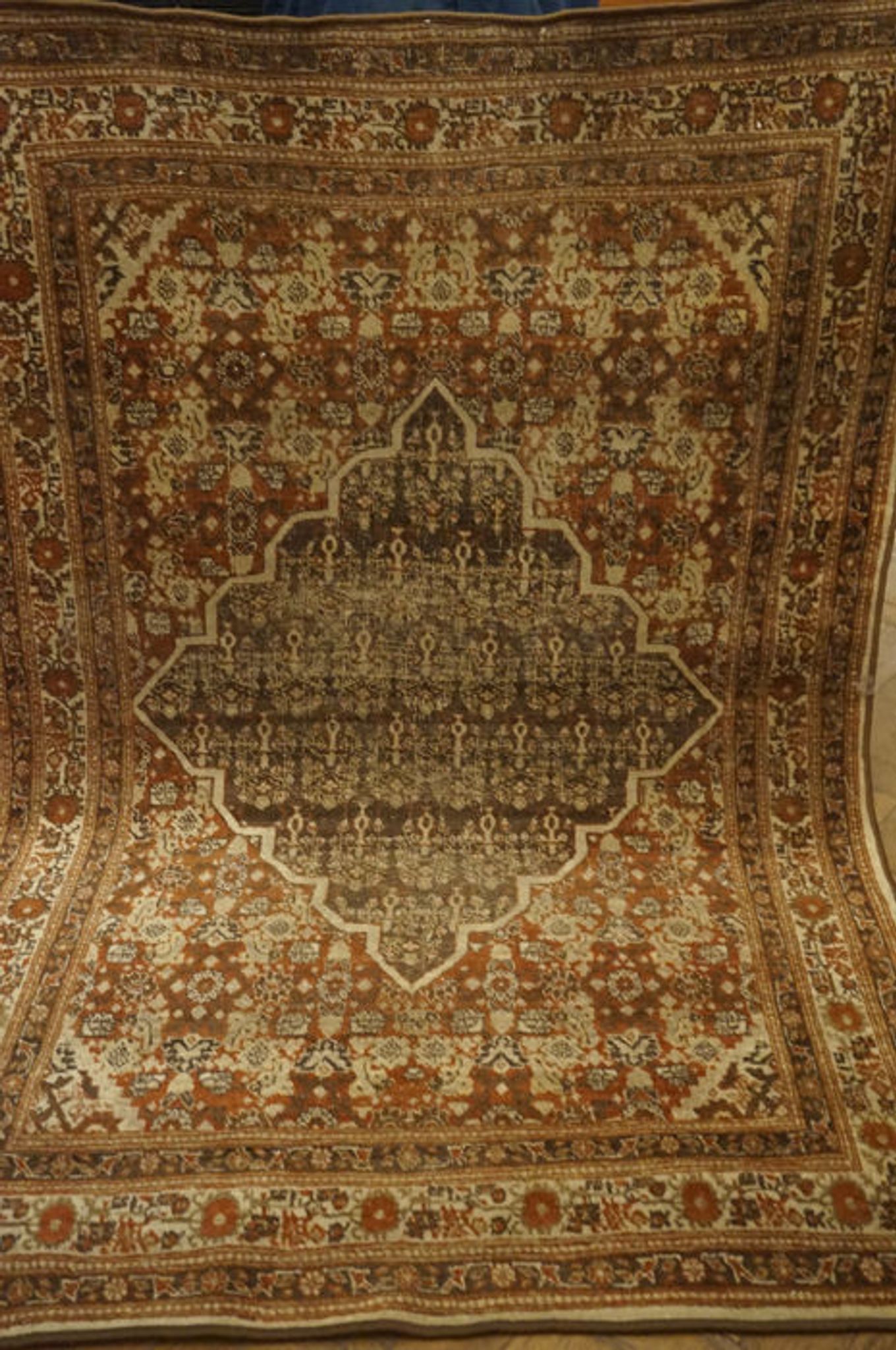 Carpet persian tabriz "hadji jalili" 123 cm x 183 cm, end of the 19 th century