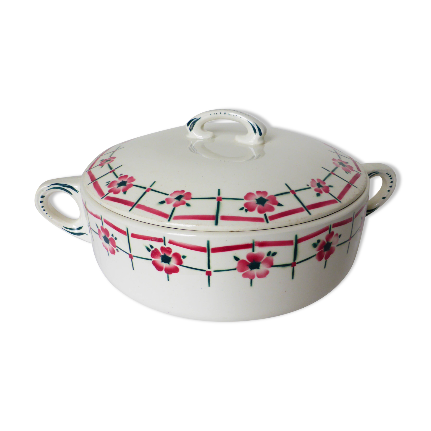 1 vintage soup tureen or vegetable dish from Céranord St Amand model Monique 2103166