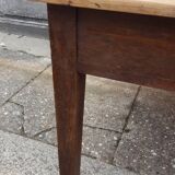 Table basse table de ferme brute