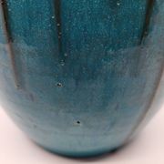 Vase Primavera pour le Printemps en céramique bleu Francais Art Déco