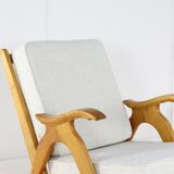Mid century dutch design Oak armchair 'Nederweert' | more pieces in stock