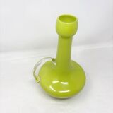 Vase vert citron en opaline Empoli