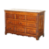 Georgian oak commode with a folding top, English, 18th century.