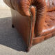 2 seater chesterfield leather sofa