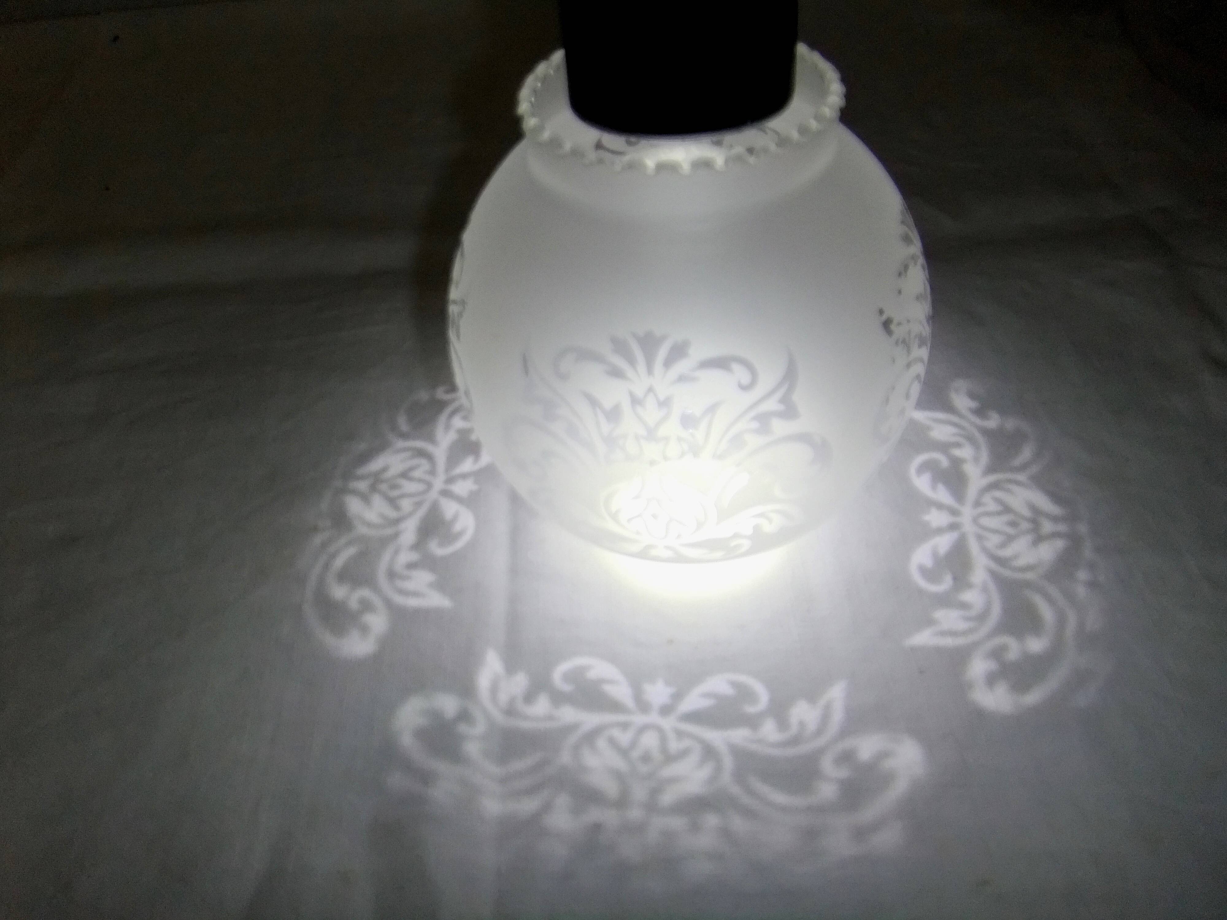 Tulip globe etched glass pendant lamp chandelier wall lamp